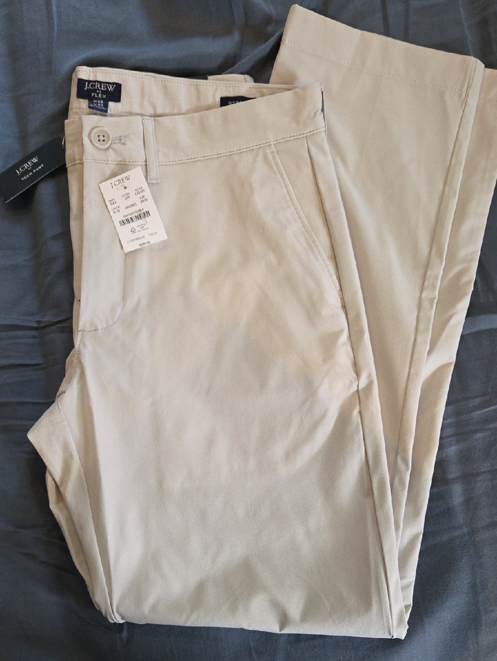 J. Crew Straight-fit tech chino pant